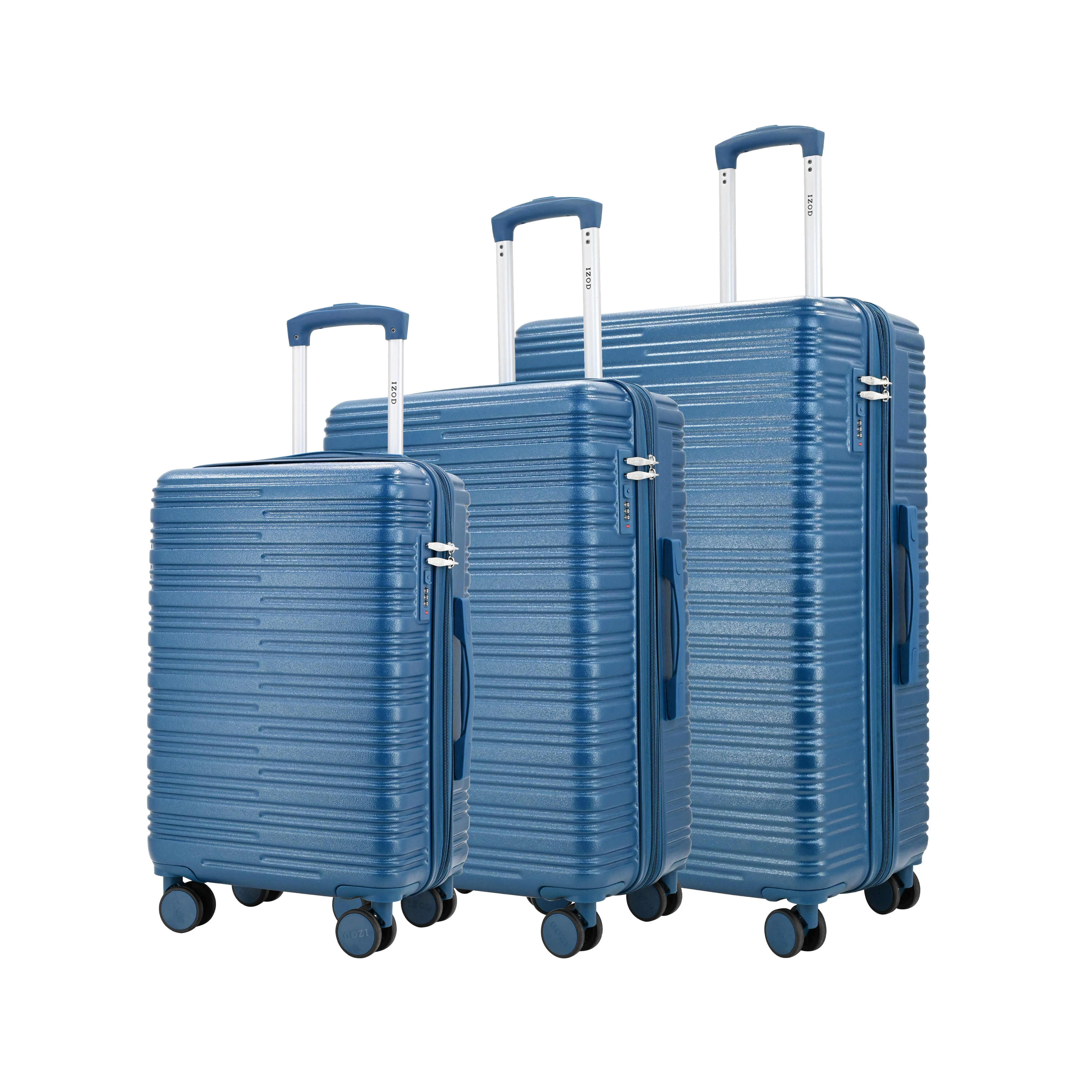 hi-ro♡ Amazon.com | IZOD Romeo 3 Piece Expandable Hardside Luggage Set